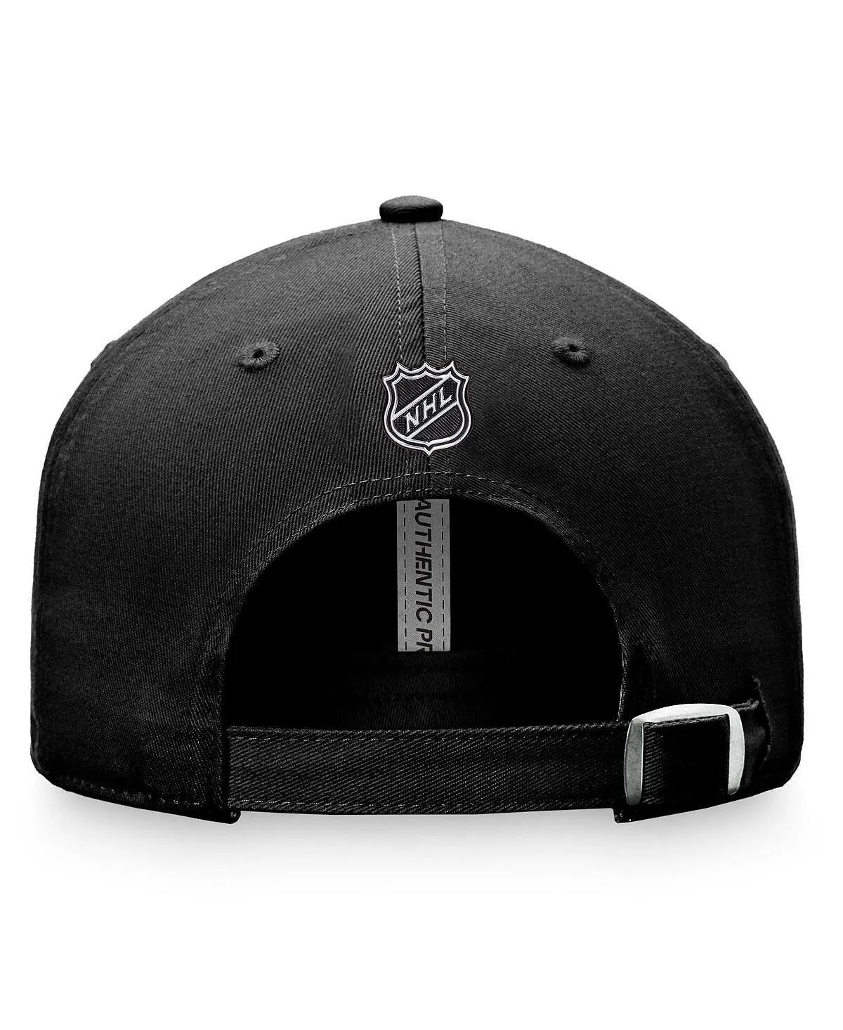 Men's Branded Black Adjustable Anaheim Ducks Authentic Pro Rink Fanatics Cap