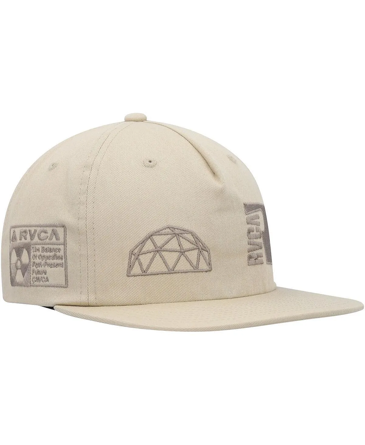 Men's khaki hat Infografik Snapback RVCA