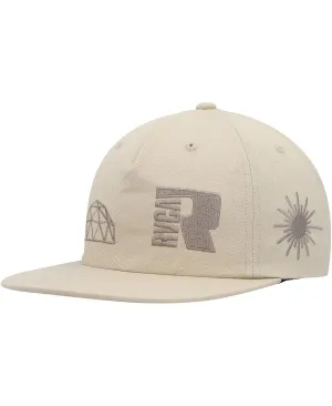 Men's khaki hat Infografik Snapback RVCA