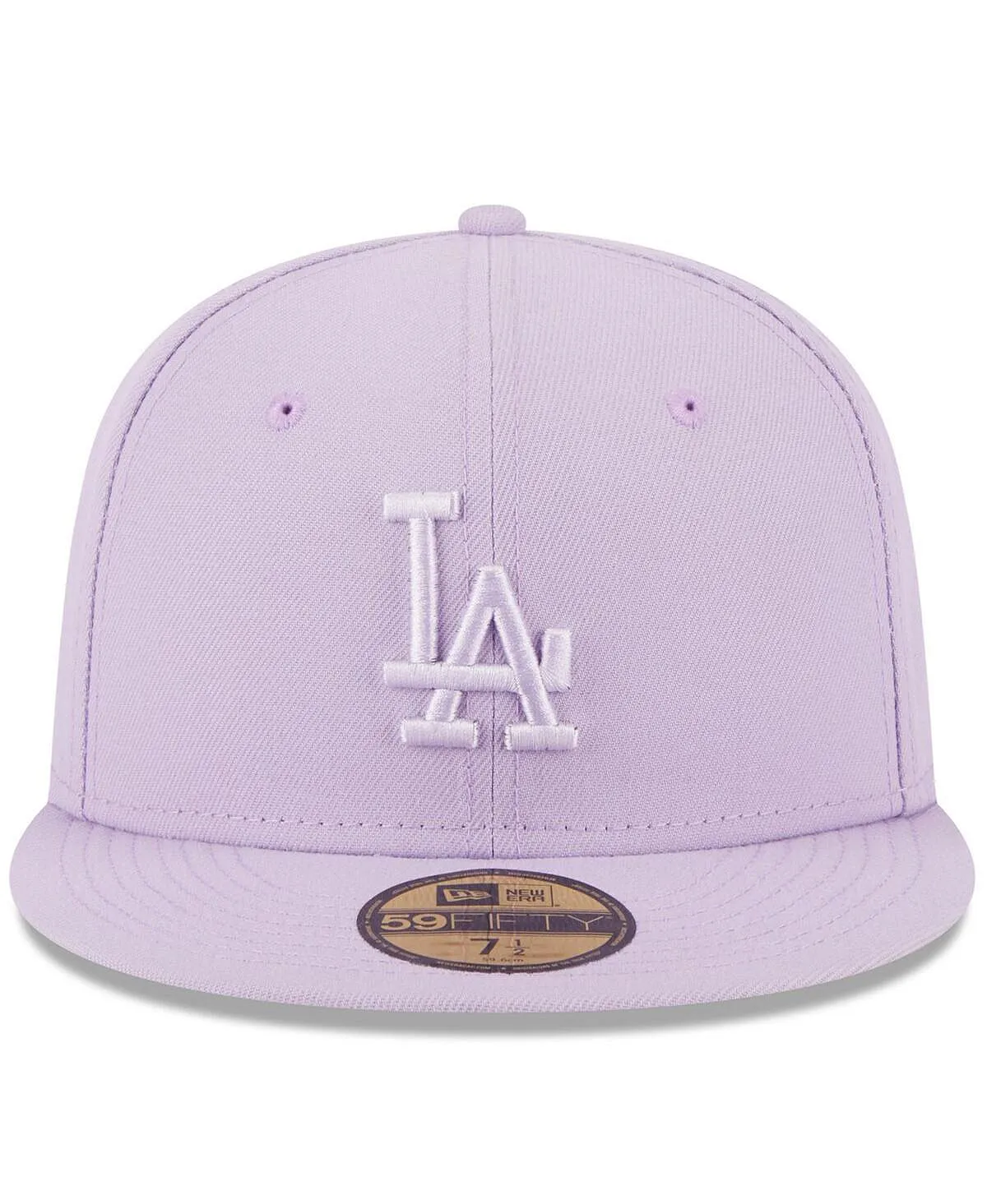 Men's Lavender Hat Los Angeles Dodgers 2023 Spring Color Basic 59FIFTY Fitted Hat New Era