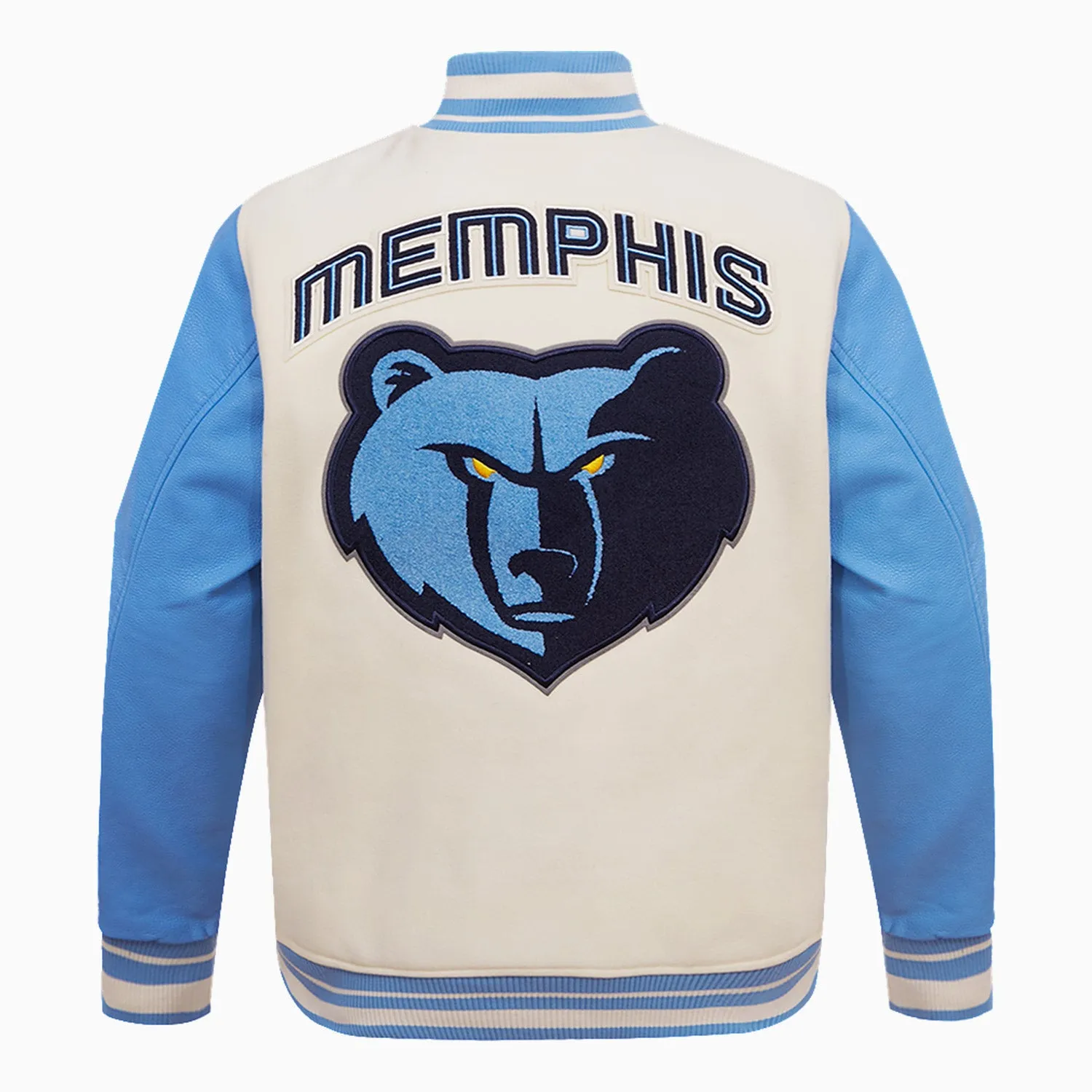 Men's Memphis Grizzlies Retro Classic Rib Wool Varsity Jacket