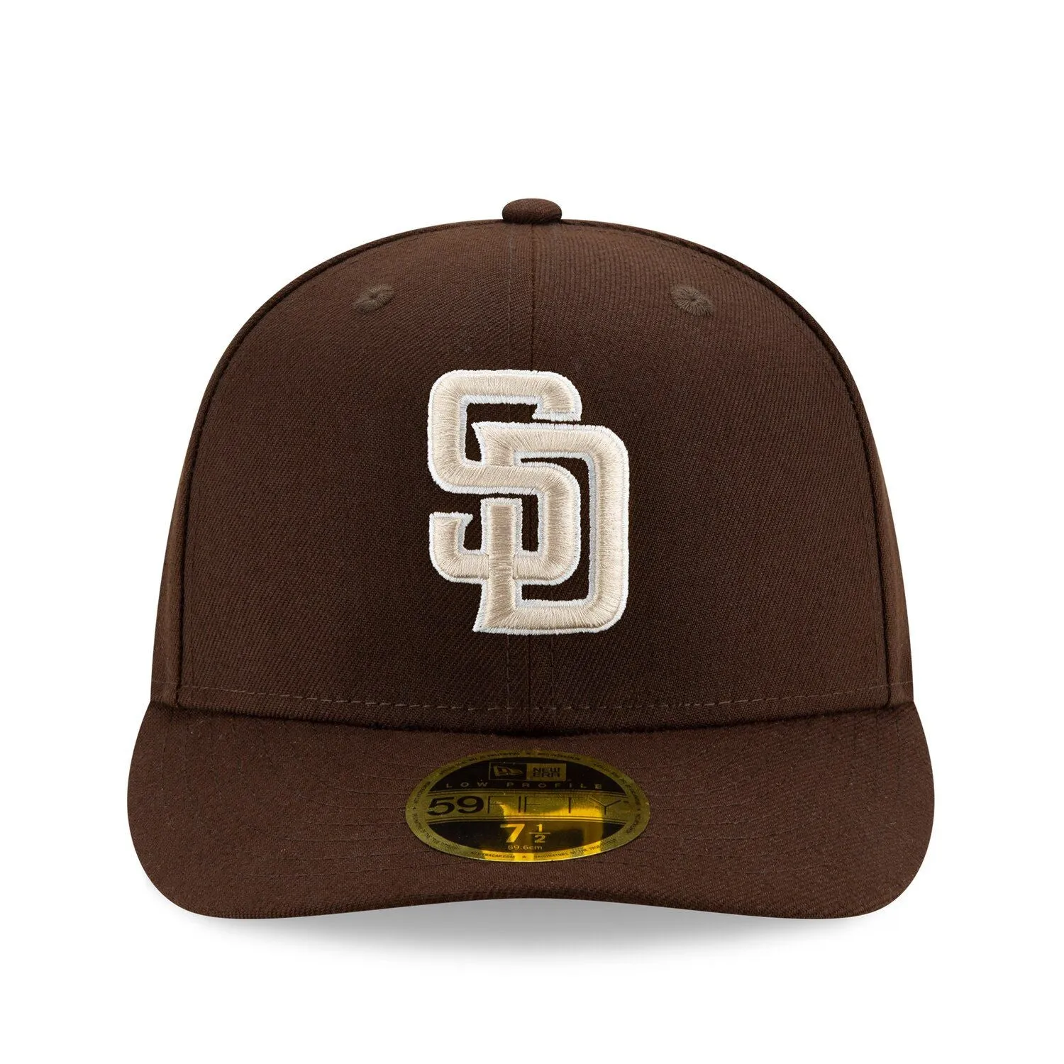 Men's New Era Brown San Diego Padres Alternate Cap 2020 Authentic Collection On-Field Low Profile 59FIFTY Fitted Hat