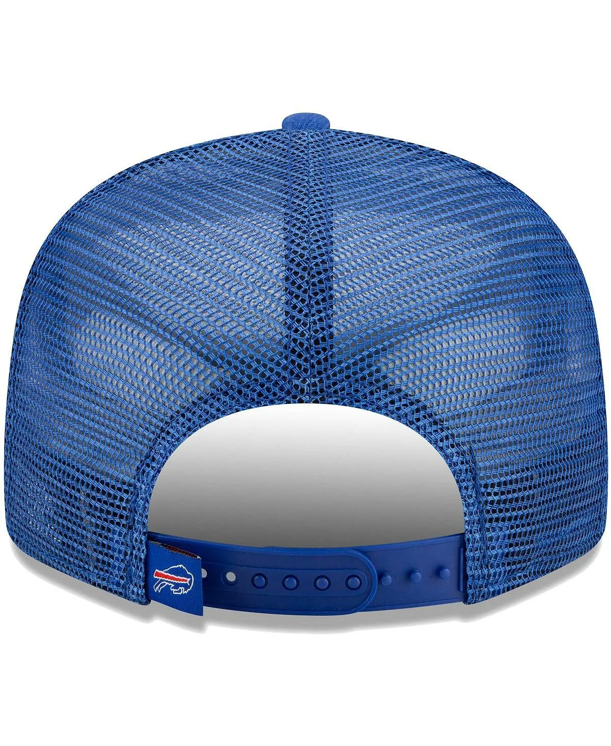 Men's Royal Buffalo Bills Script Trucker 9FIFTY New Era Snapback Cap