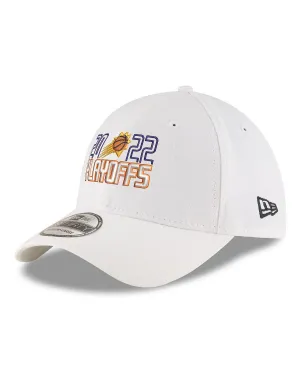 Men's White Phoenix Suns 2022 NBA Playoffs Bubble Letter Cap 39THIRTY Flex Hat New Era