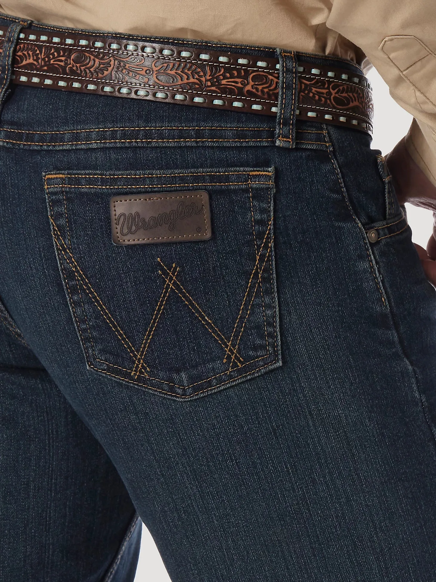 Men's WRANGLER® 20X® ADVANCED COMFORT 02 COMPETITION SLIM JEAN IN ROOT BEER - 02MACRB