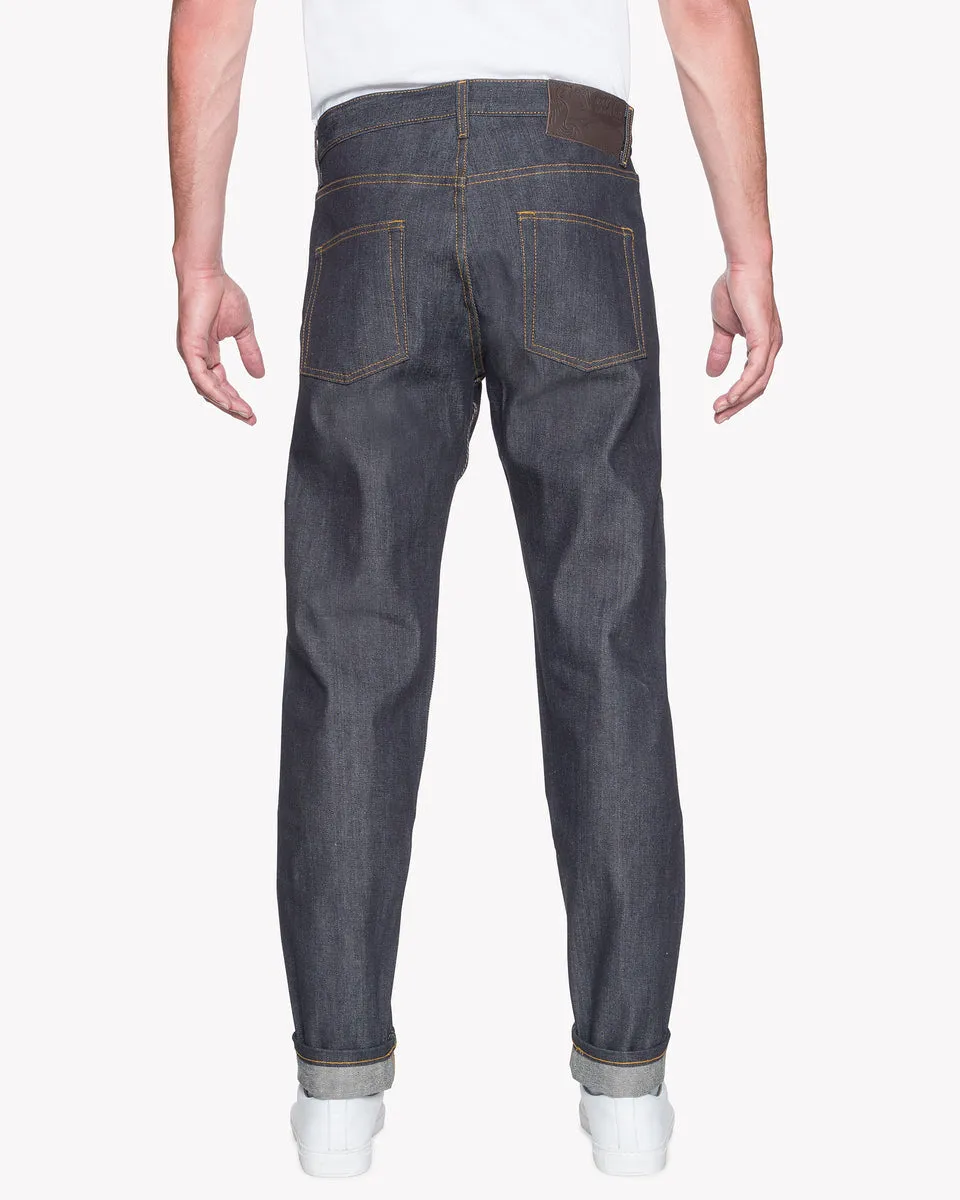 Naked & Famous Easy Guy Relaxed Tapered Mens Jeans - Left Hand Twill Selvedge / Indigo