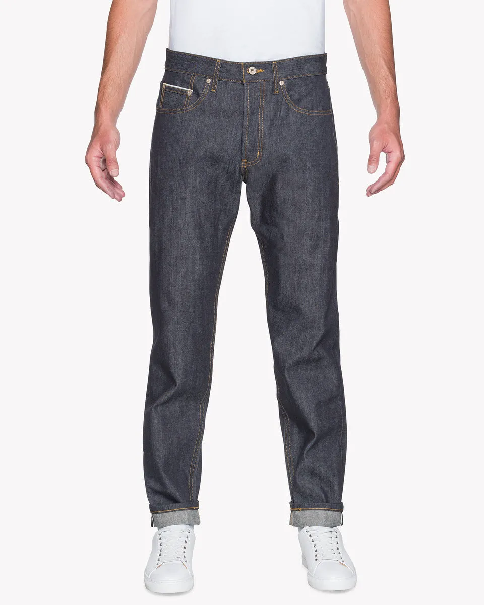 Naked & Famous Easy Guy Relaxed Tapered Mens Jeans - Left Hand Twill Selvedge / Indigo