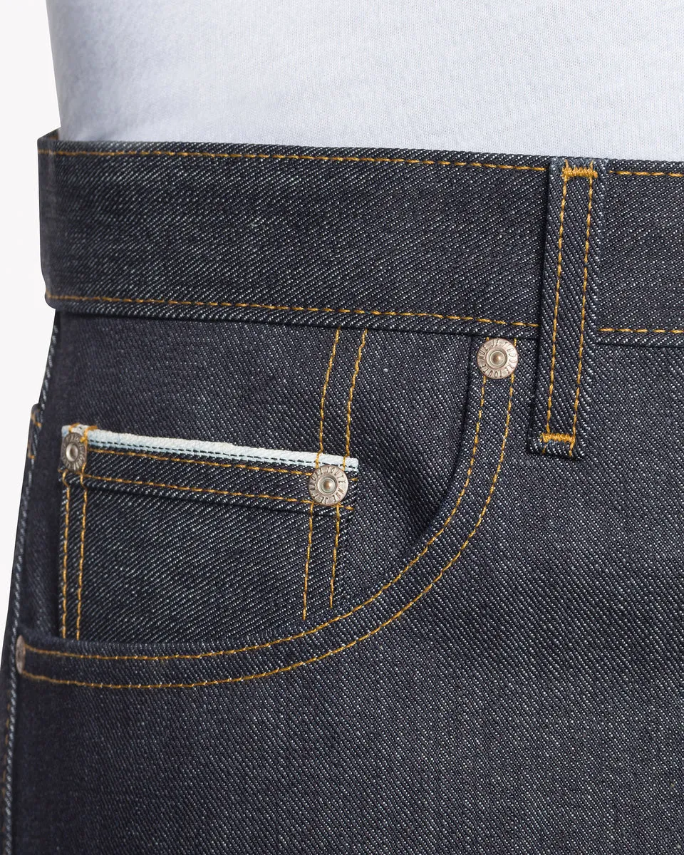 Naked & Famous Easy Guy Relaxed Tapered Mens Jeans - Left Hand Twill Selvedge / Indigo