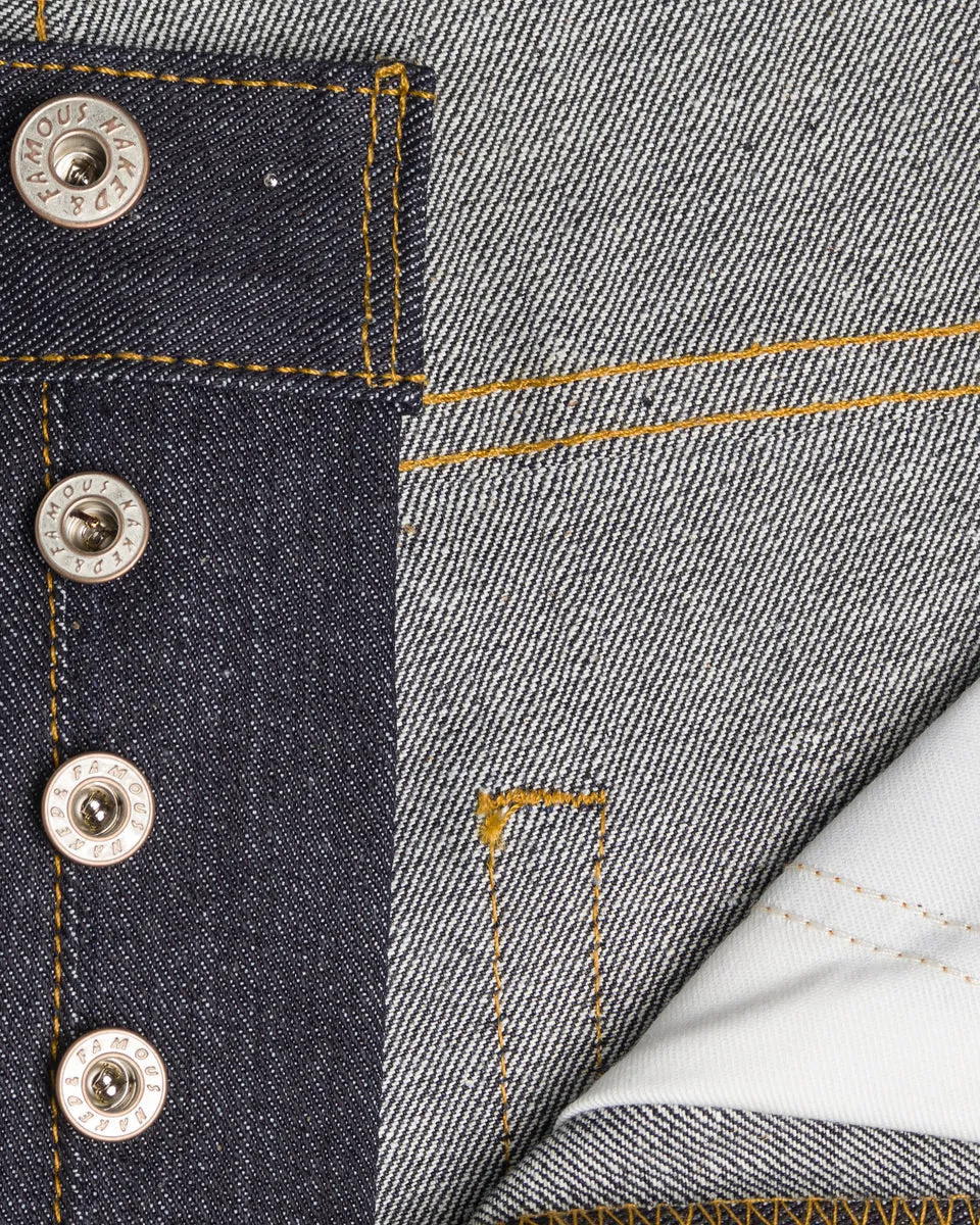 Naked & Famous Easy Guy Relaxed Tapered Mens Jeans - Left Hand Twill Selvedge / Indigo