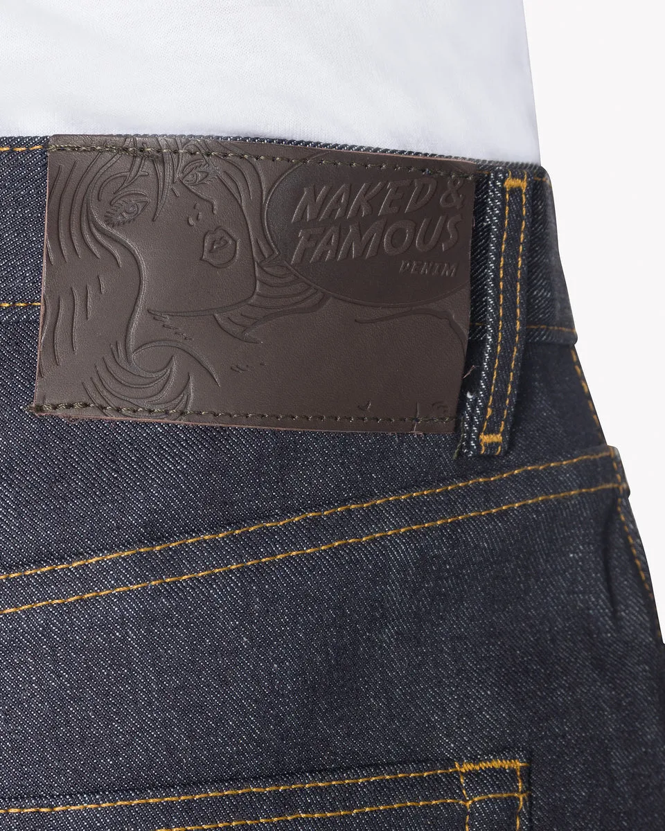 Naked & Famous Easy Guy Relaxed Tapered Mens Jeans - Left Hand Twill Selvedge / Indigo