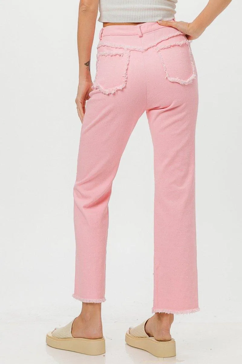 Naomi -BiBi Washed Pearl Denim Pants