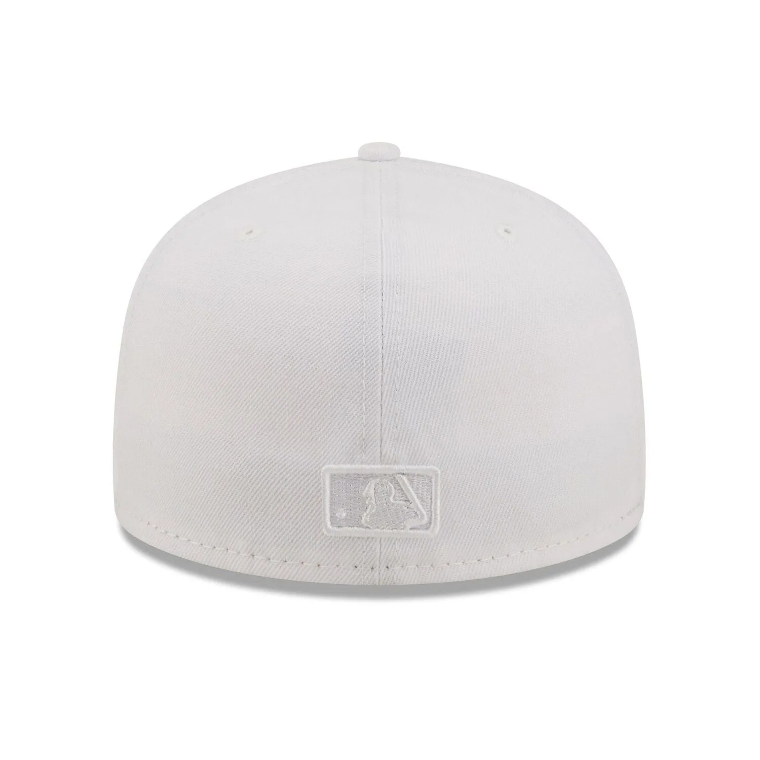 New Era Men's Fitted Cap Los Angeles Dodgers White on White 59FIFTY