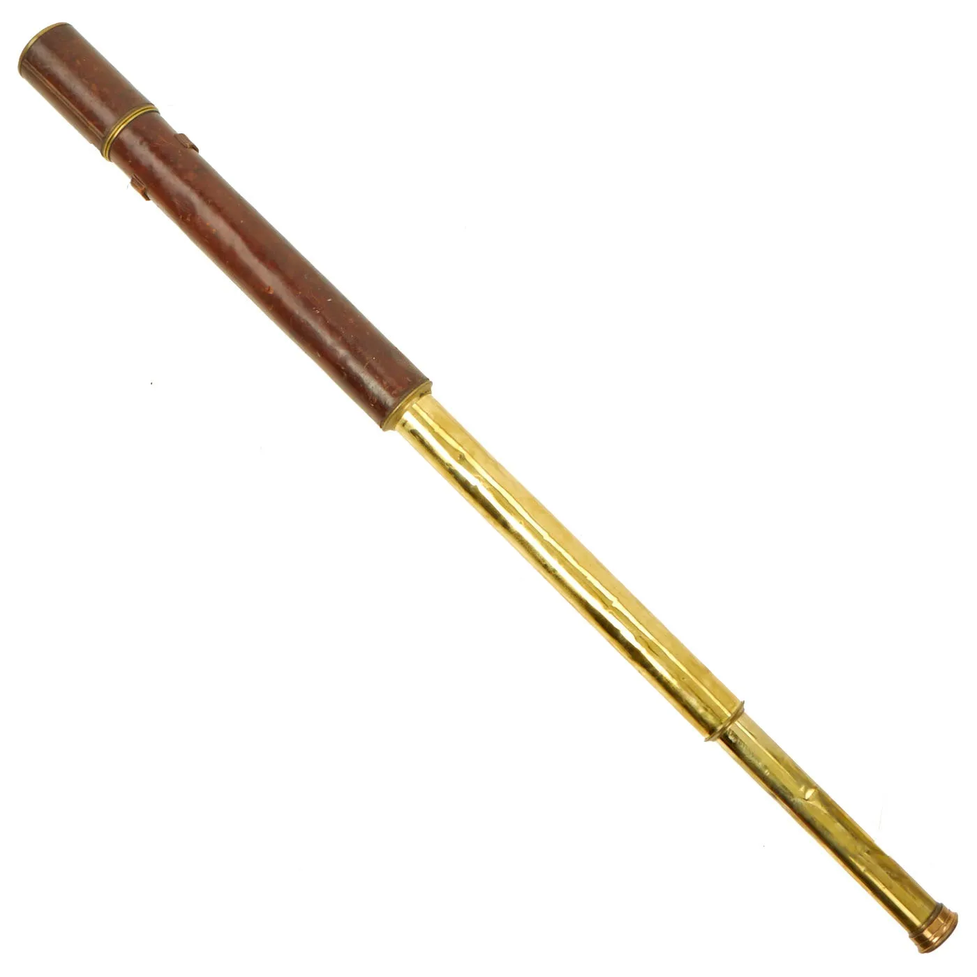 Original British WWI Named Officer's Large Two Draw Telescope by Watson & Sons London - Dated 1901