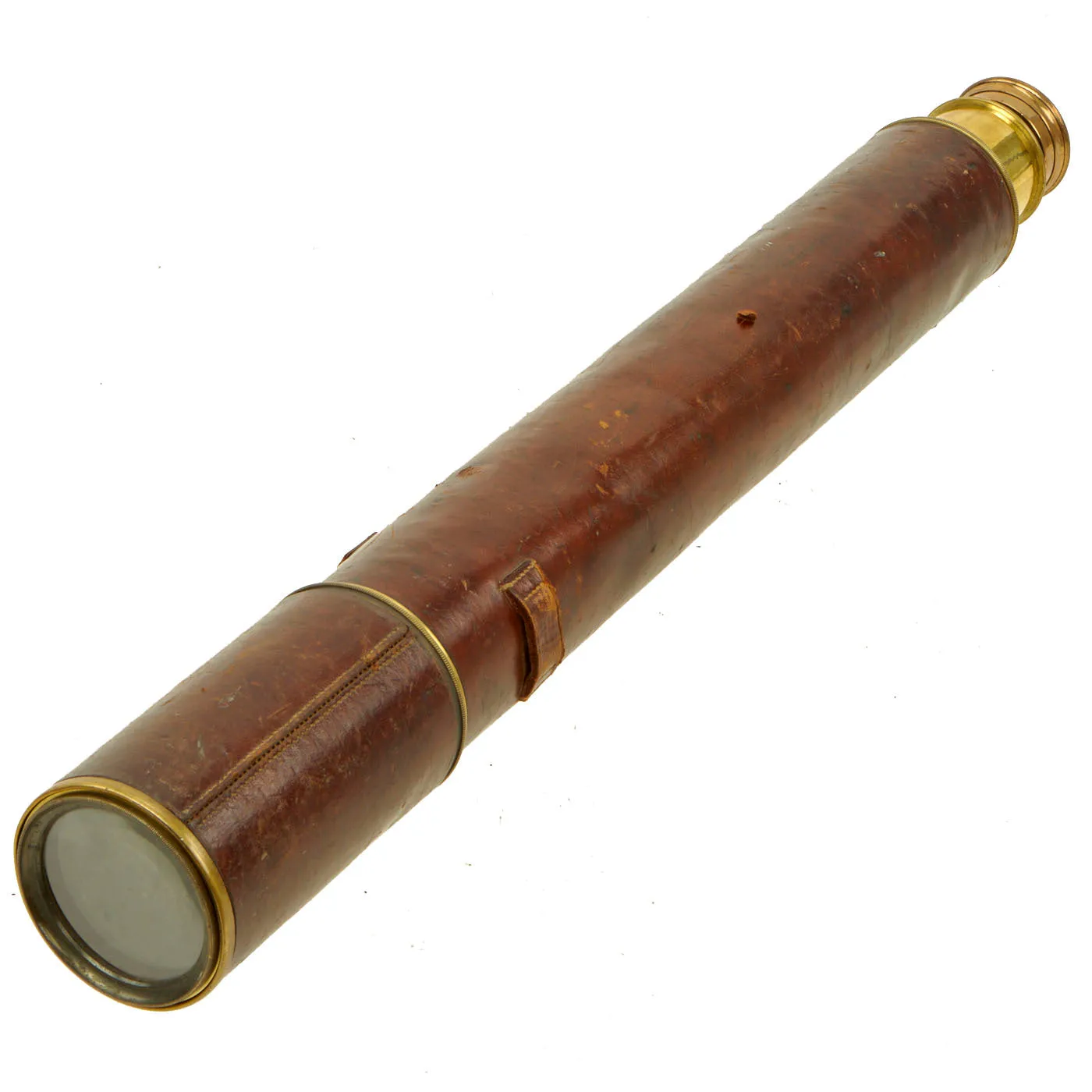Original British WWI Named Officer's Large Two Draw Telescope by Watson & Sons London - Dated 1901