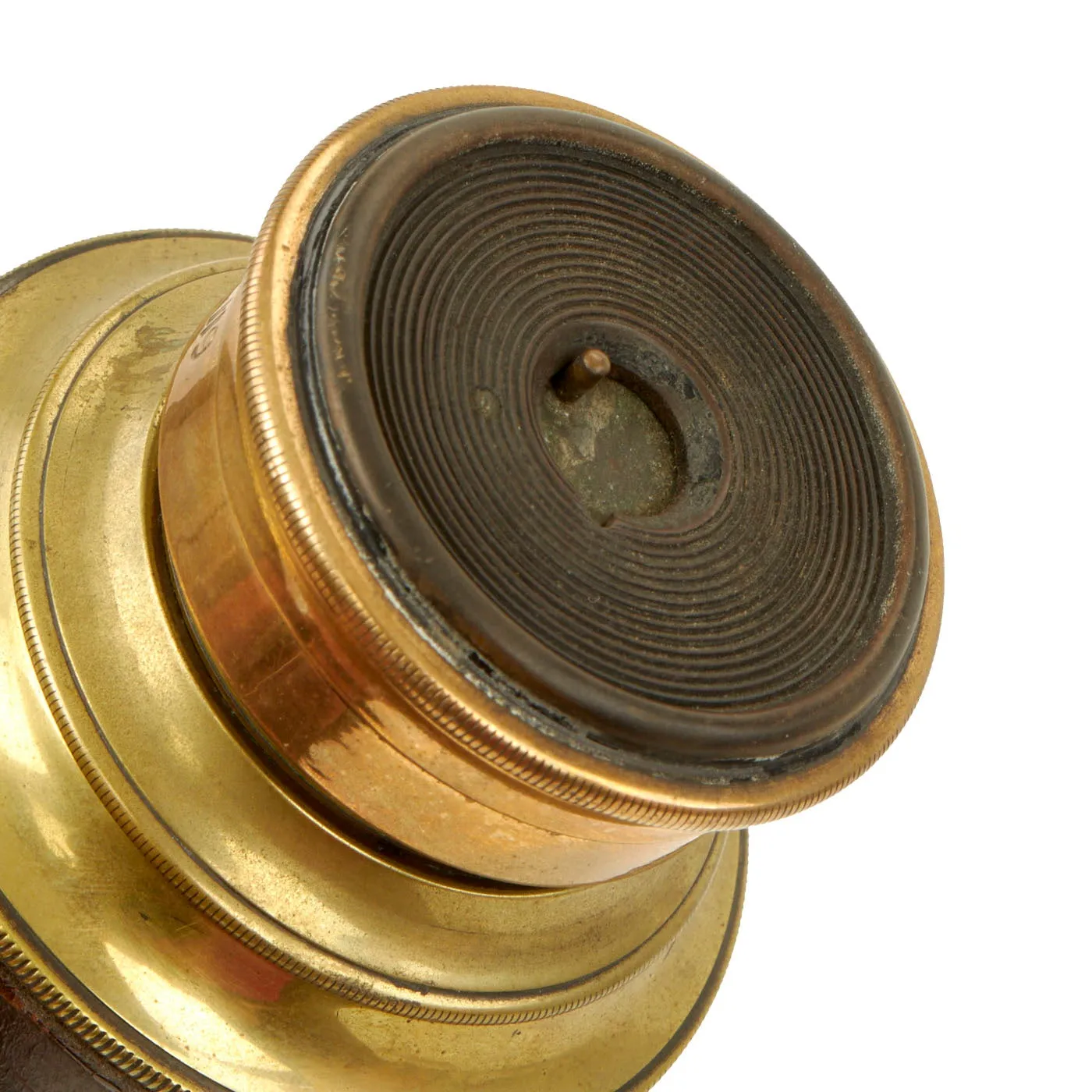 Original British WWI Named Officer's Large Two Draw Telescope by Watson & Sons London - Dated 1901