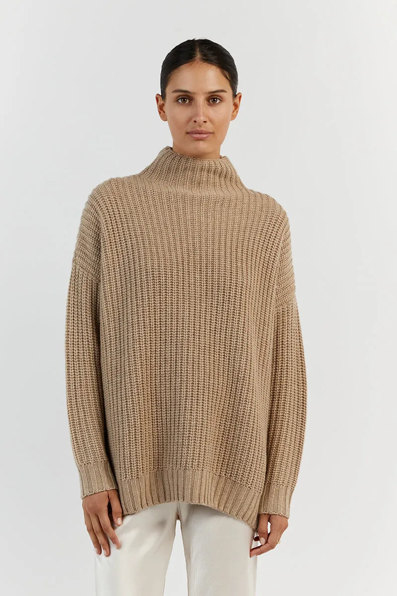 OSLO OAT MARLE LONGLINE JUMPER