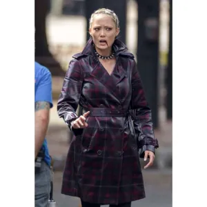 Pom Klementieff Thunder Force Leather Coat