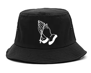Prayer Hands Praying Rosary Bucket Hat