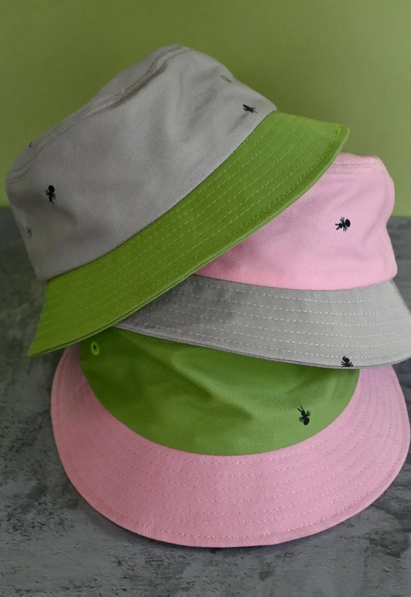 "Ants on Your Hat" bucket hat ▲Grey▼Green