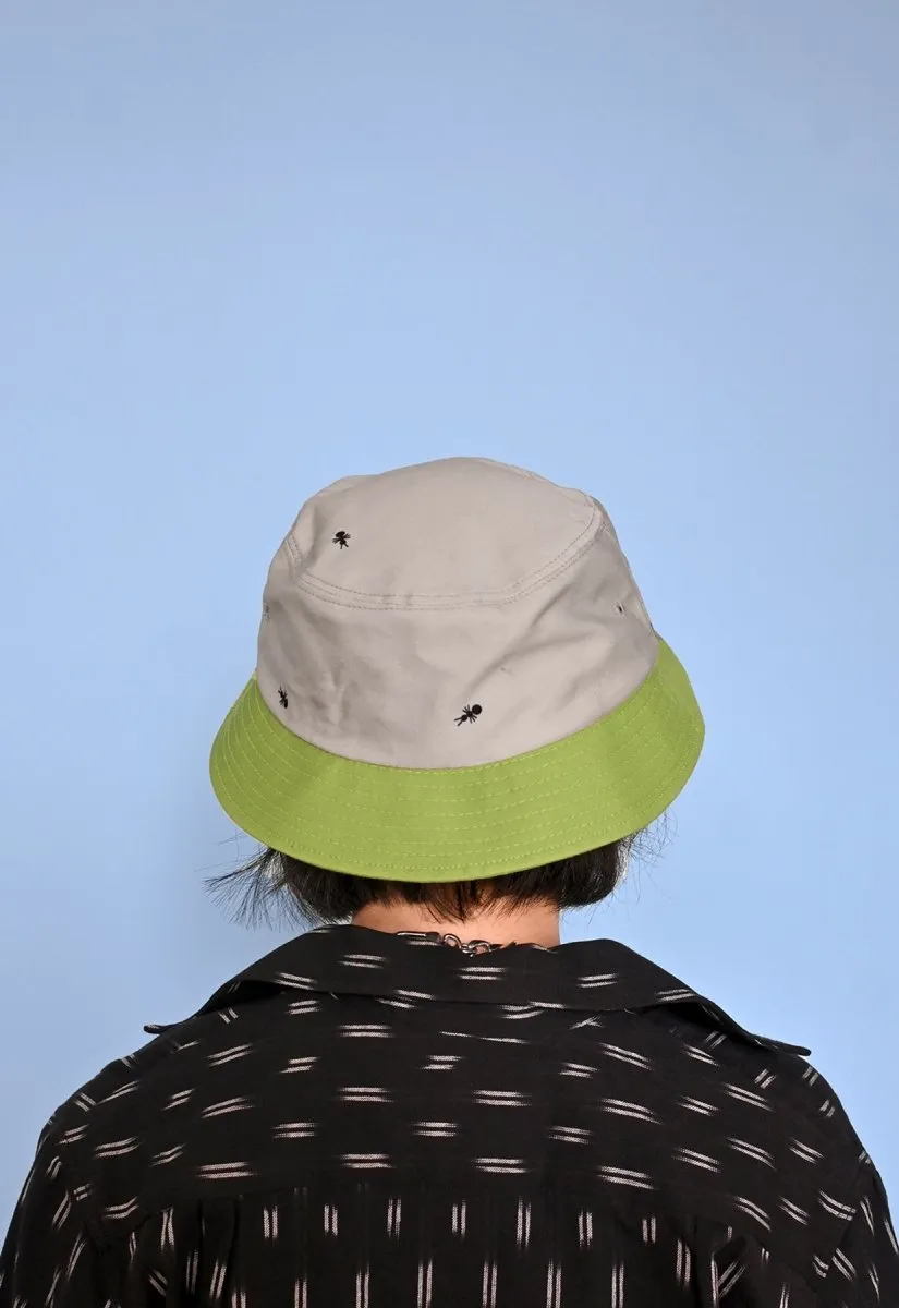 "Ants on Your Hat" bucket hat ▲Grey▼Green