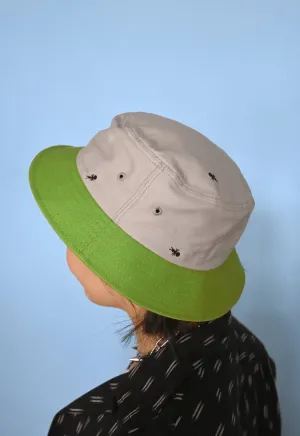 "Ants on Your Hat" bucket hat ▲Grey▼Green