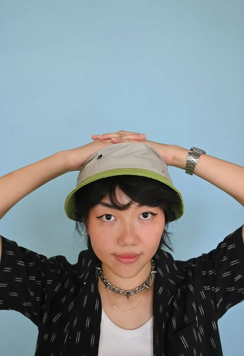 "Ants on Your Hat" bucket hat ▲Grey▼Green