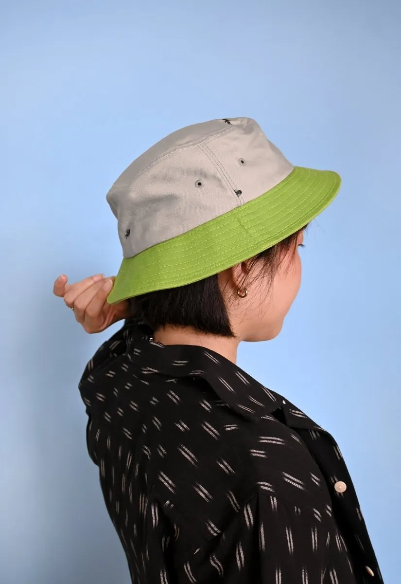 "Ants on Your Hat" bucket hat ▲Grey▼Green