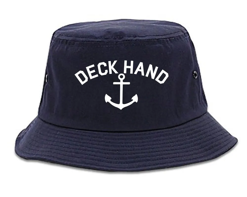 Sailing Deckhand Anchor Mens Bucket Hat