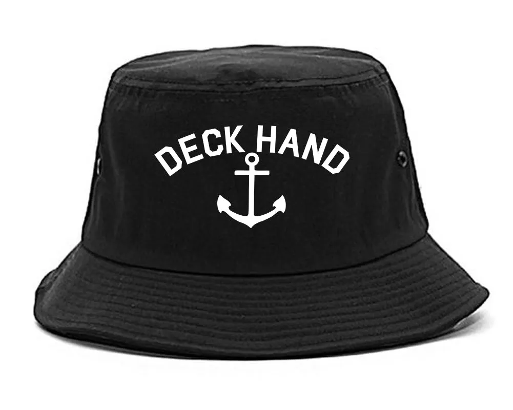 Sailing Deckhand Anchor Mens Bucket Hat