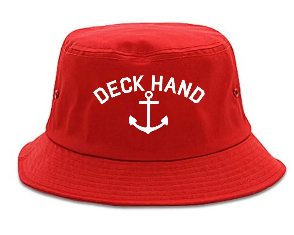 Sailing Deckhand Anchor Mens Bucket Hat