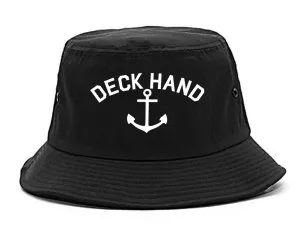Sailing Deckhand Anchor Mens Bucket Hat