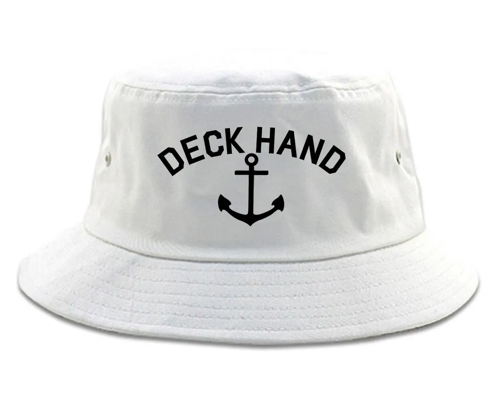 Sailing Deckhand Anchor Mens Bucket Hat