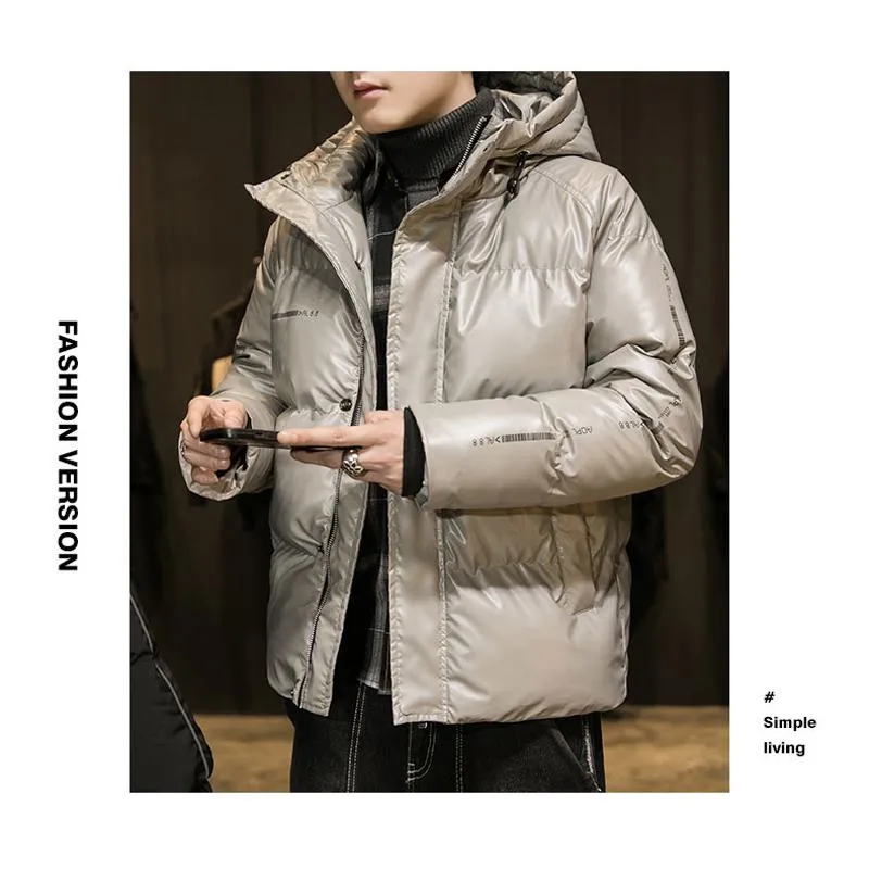 Stand-Up Collar Plus Thickened Chic Puffer Jacket