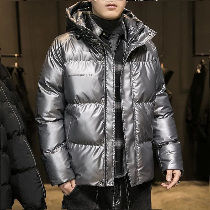 Stand-Up Collar Plus Thickened Chic Puffer Jacket