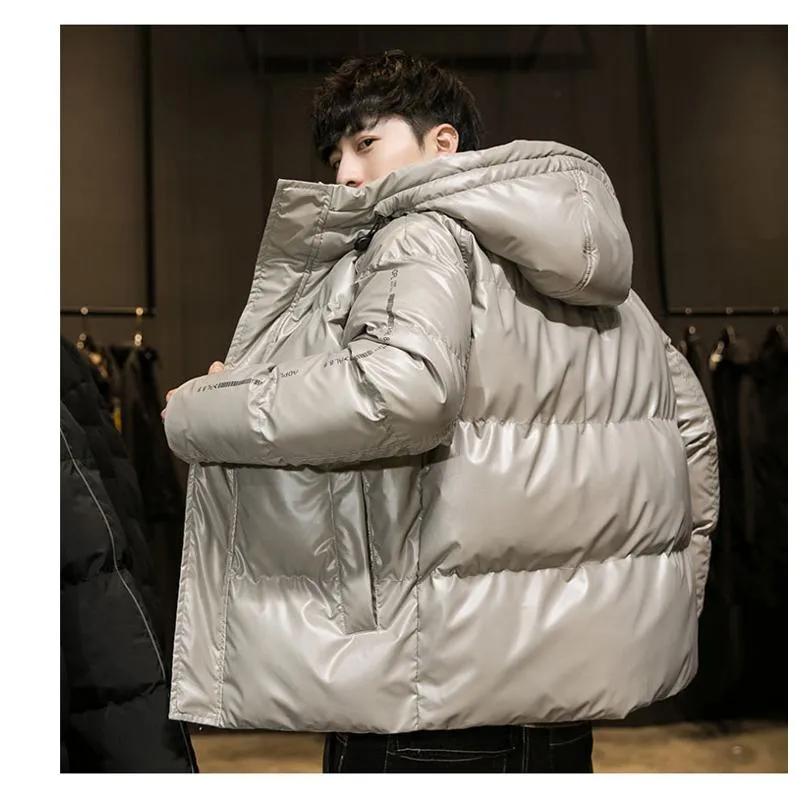 Stand-Up Collar Plus Thickened Chic Puffer Jacket