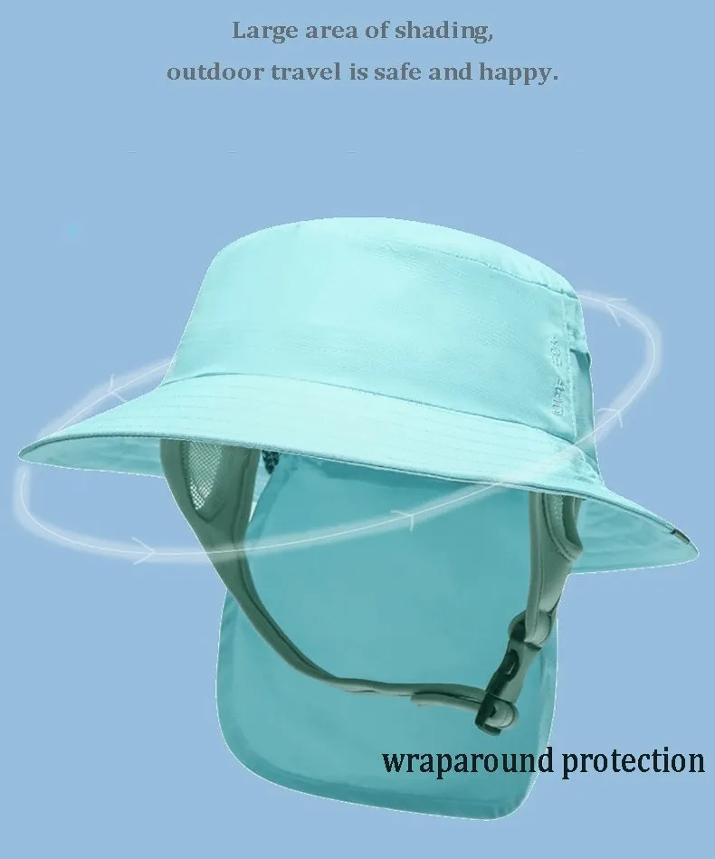 Sun Protection Breathable Waterproof Wide Brim Hats - SF0415