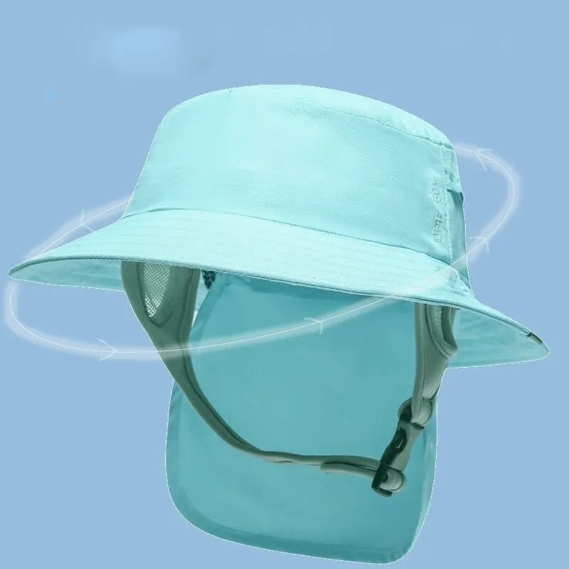 Sun Protection Breathable Waterproof Wide Brim Hats - SF0415