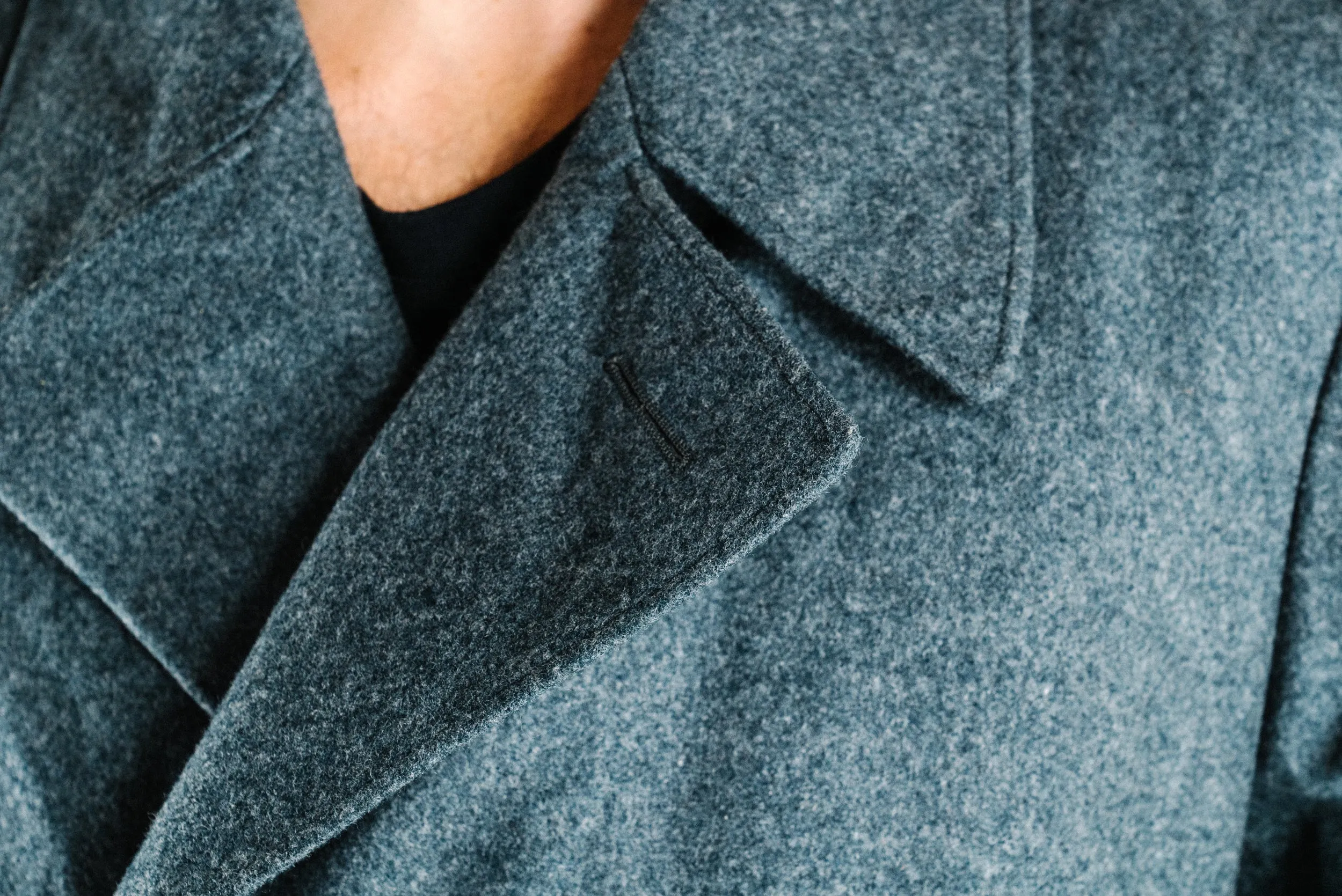 Swiss Grey Wool Greatcoat