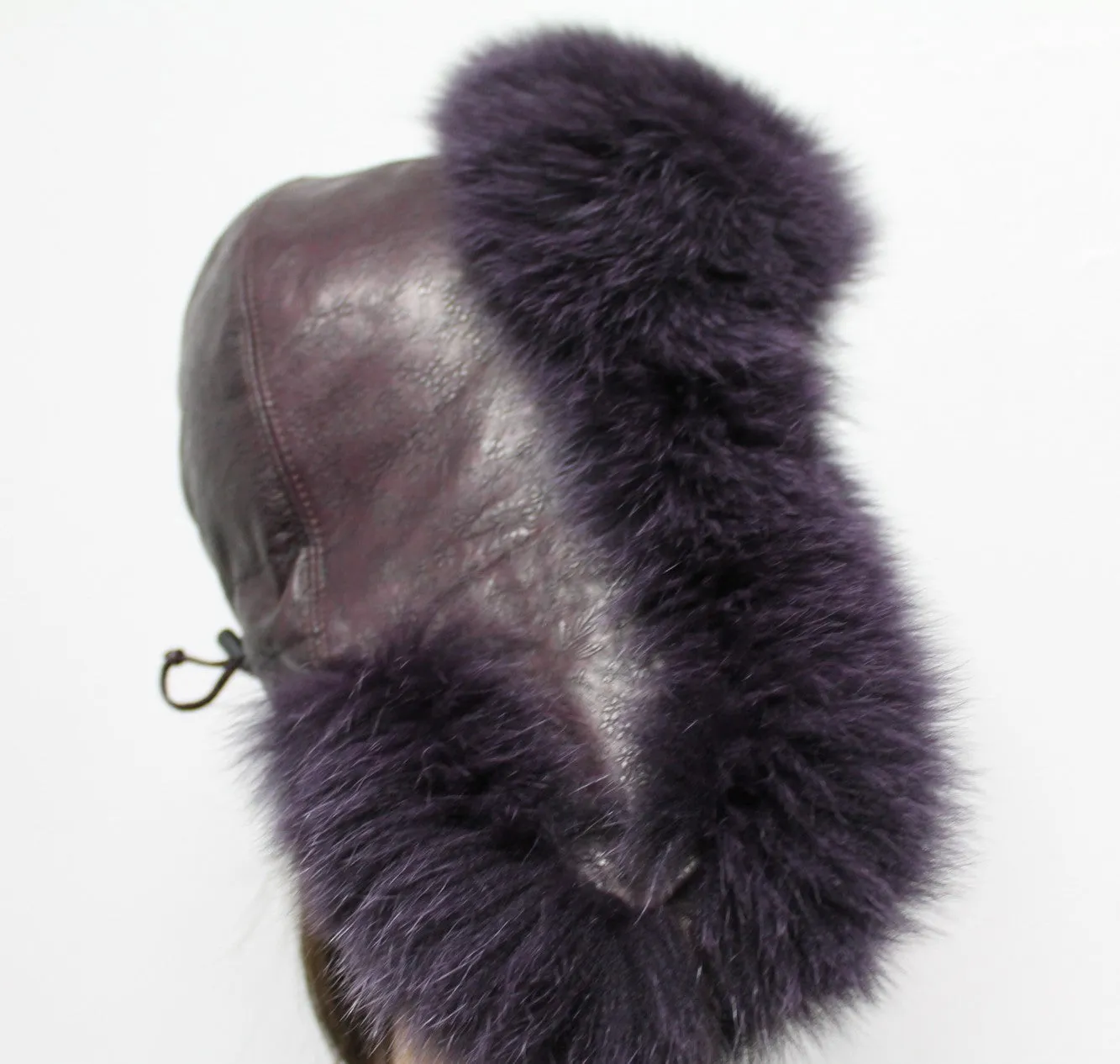The Ladies Fox Fur Pilot Trapper Hat