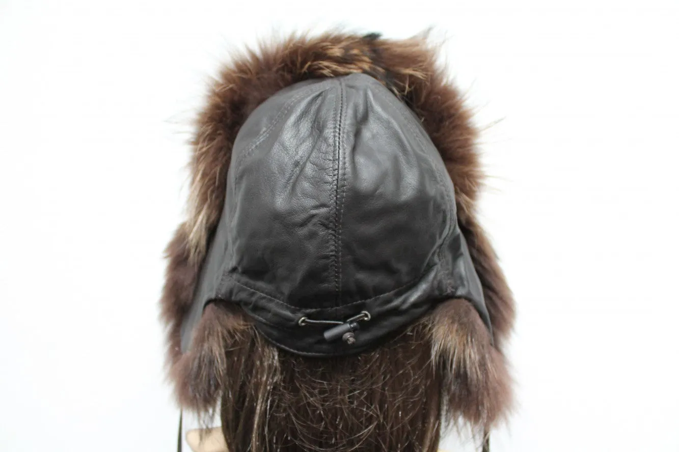 The Ladies Fox Fur Pilot Trapper Hat