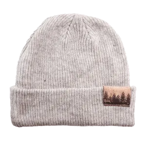 Treeline 100% Merino Wool   Cork Beanie | Heather