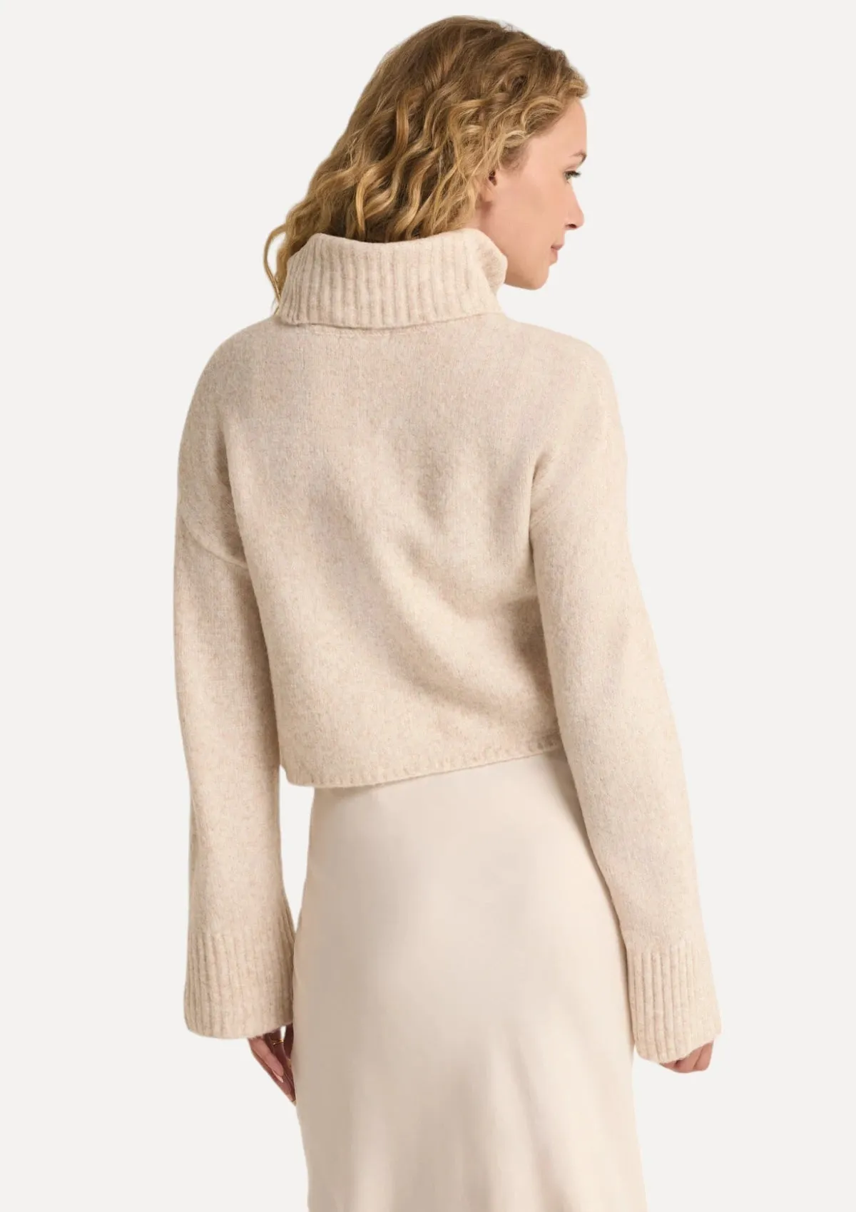 Ursa Sweater Top - Light Oatmeal Heather