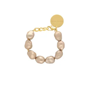 Vanessa Baroni - Organic Pearl Bracelet Champagner Pearl
