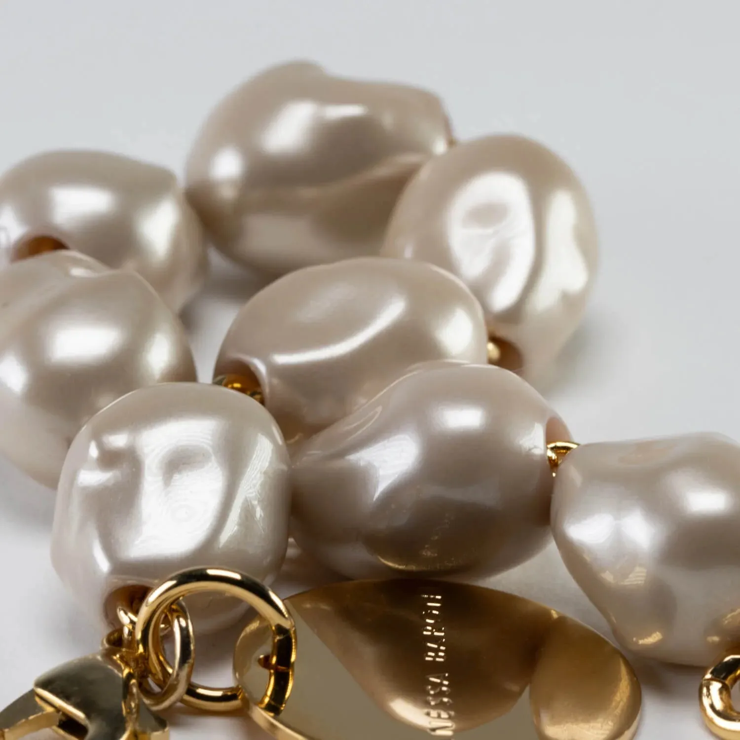 Vanessa Baroni - Organic Pearl Bracelet Champagner Pearl