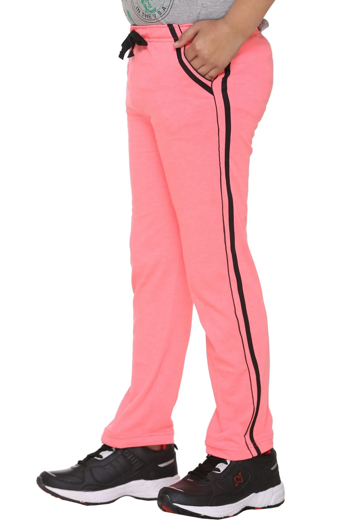 Vimal Jonney Kids's Peach Trackpants