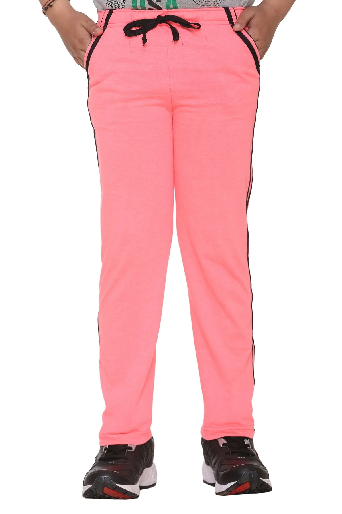 Vimal Jonney Kids's Peach Trackpants