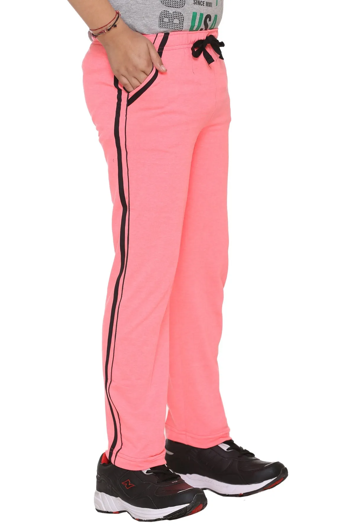 Vimal Jonney Kids's Peach Trackpants