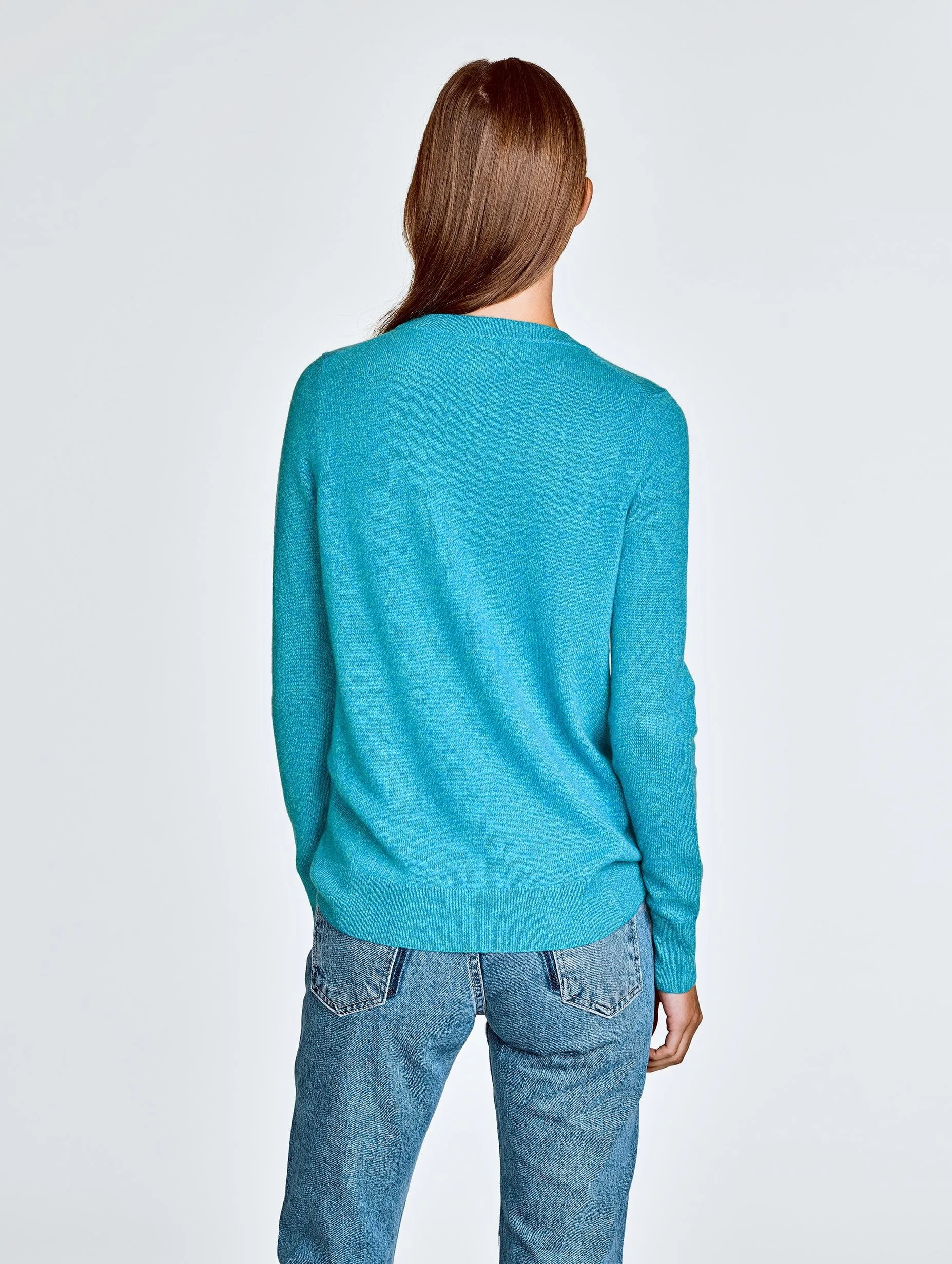 White   Warren - Essential Crewneck in Deep Sea Marl