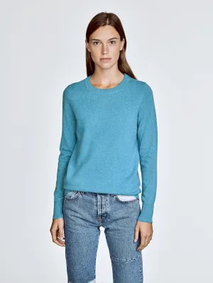 White   Warren - Essential Crewneck in Deep Sea Marl